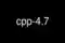 cpp-4.7