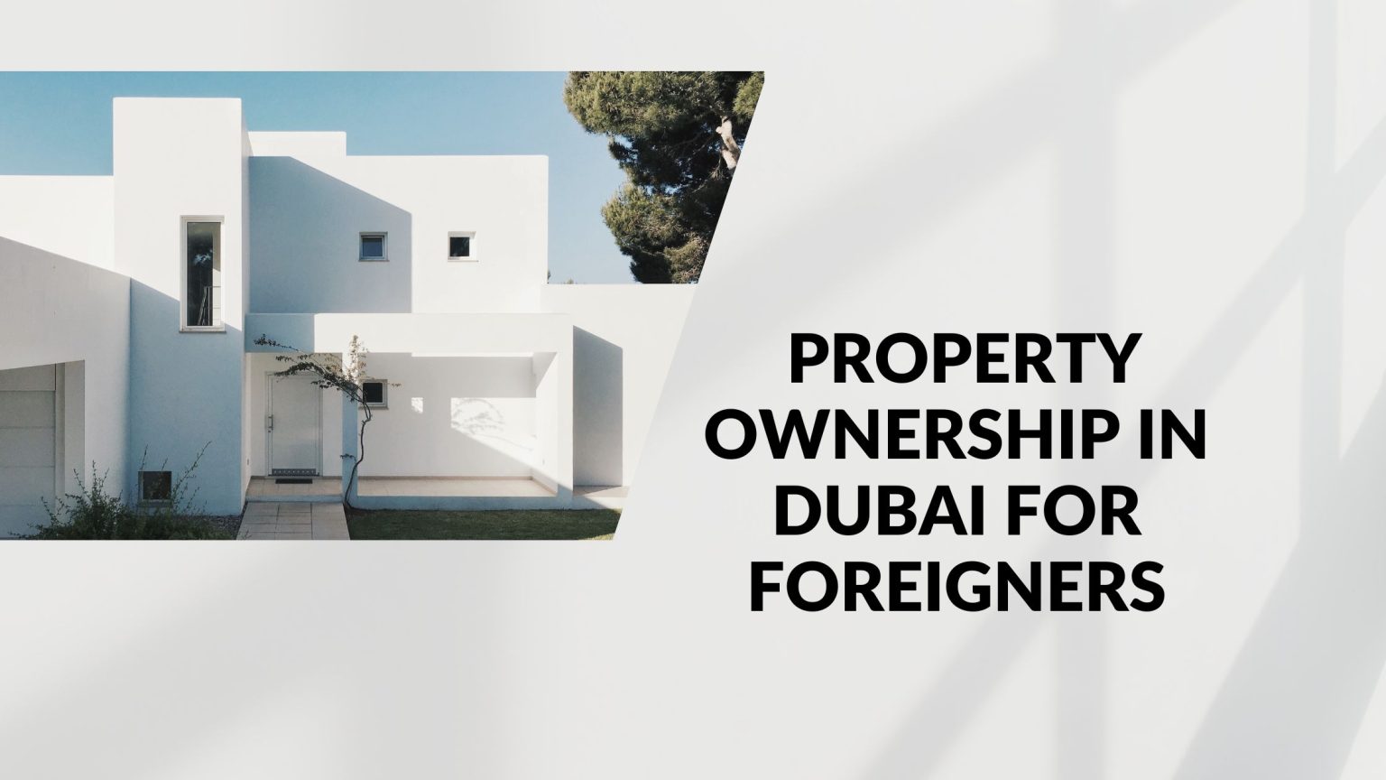 Property Ownership in Dubai for Foreigners OnWorks