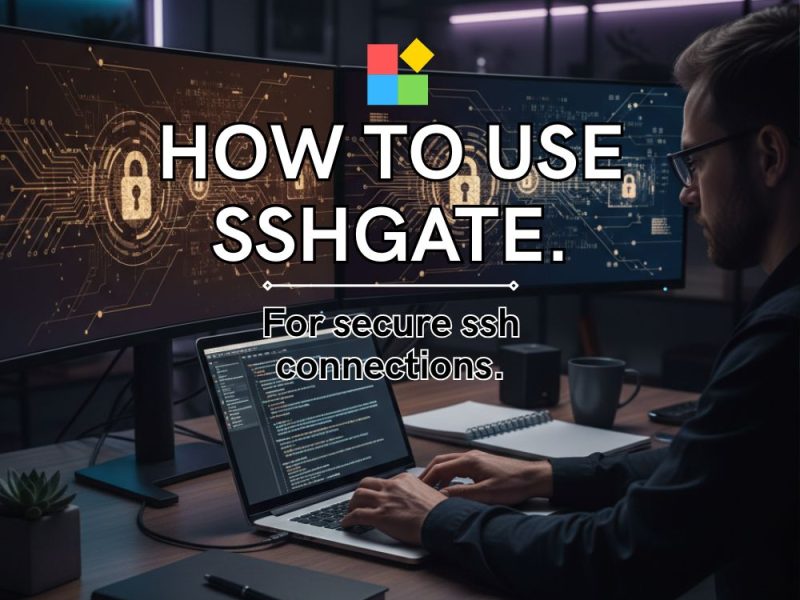 Using SSHGate to create a secure SSH connection from any device