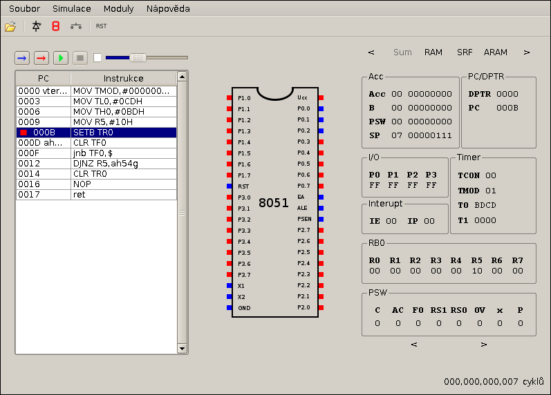 8051 Simulator