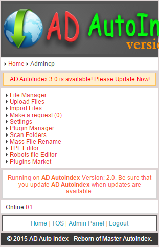 AD AutoIndex Script 3.0