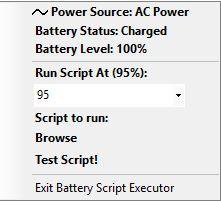 Battery Script Executor