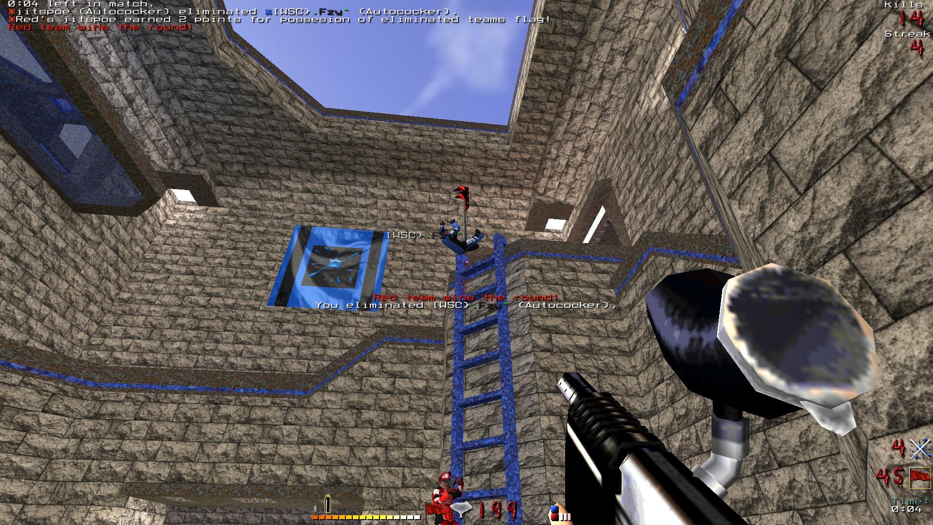 Digital Paint Paintball 2 to run in Windows online over Linux online