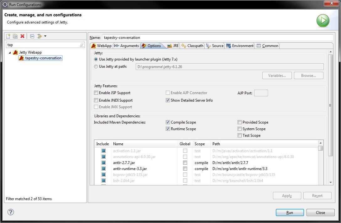 Eclipse Jetty Plugin