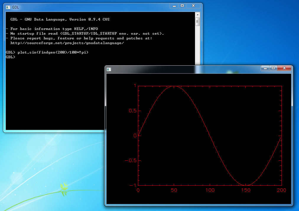 GNU Data Language for Win32 (Unofficial)