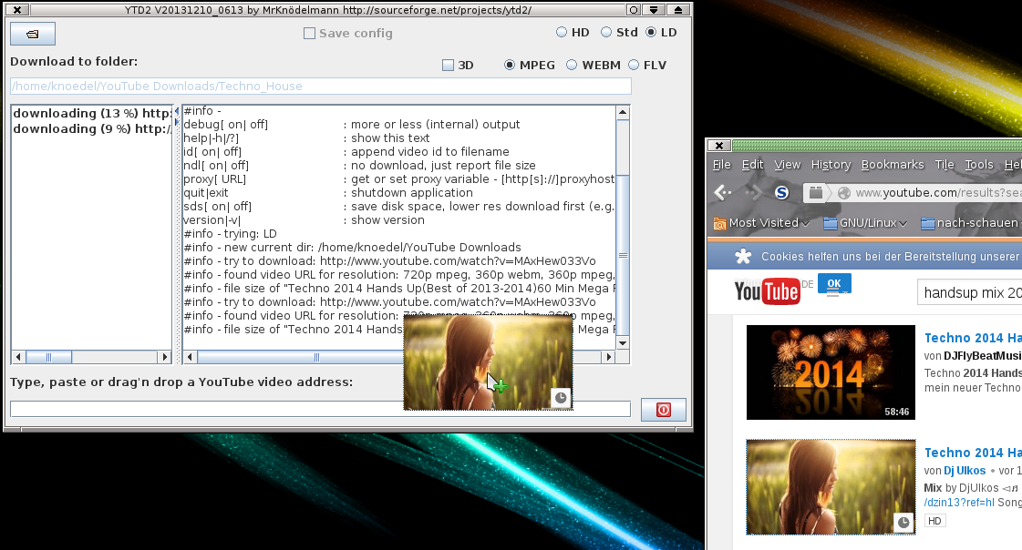 java YouTube video Downloader (ytd2)