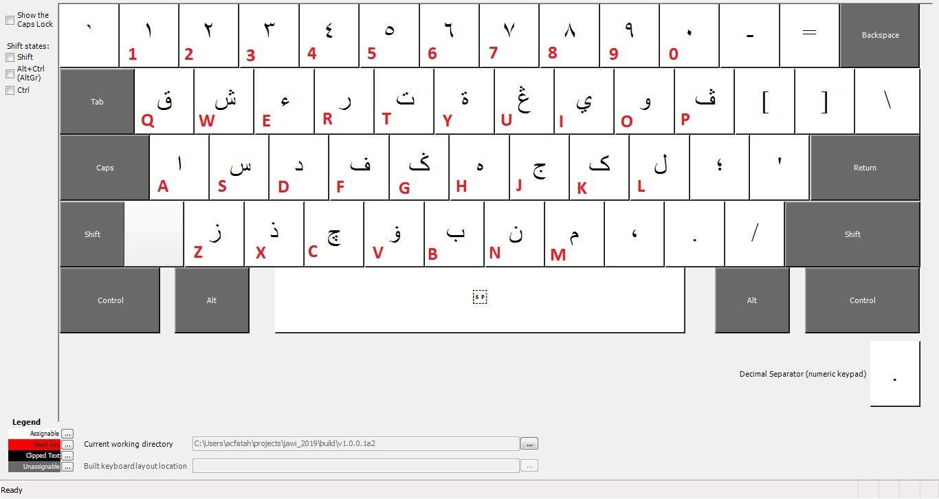 Jawi Phonetic Keyboard