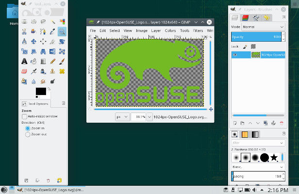 Alojamiento gratuito de Linux basado en OpenSUSE en línea