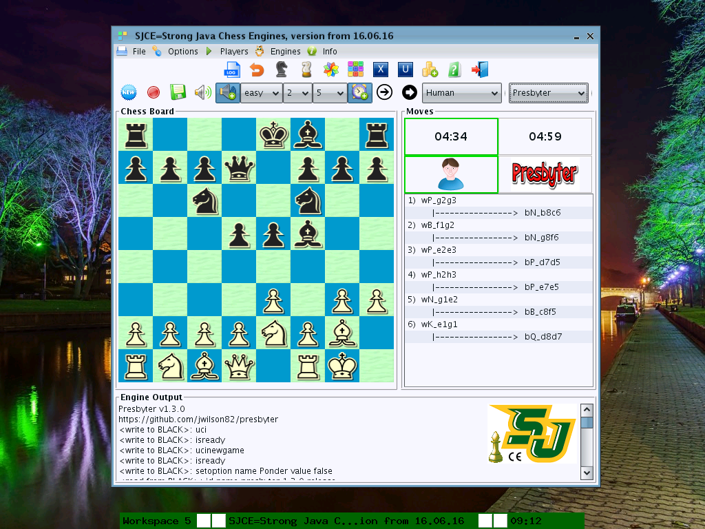 Strong Java Chess Engines Game to run in Linux online