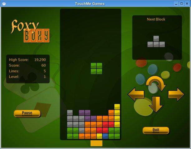 Touchme games to run in linux online