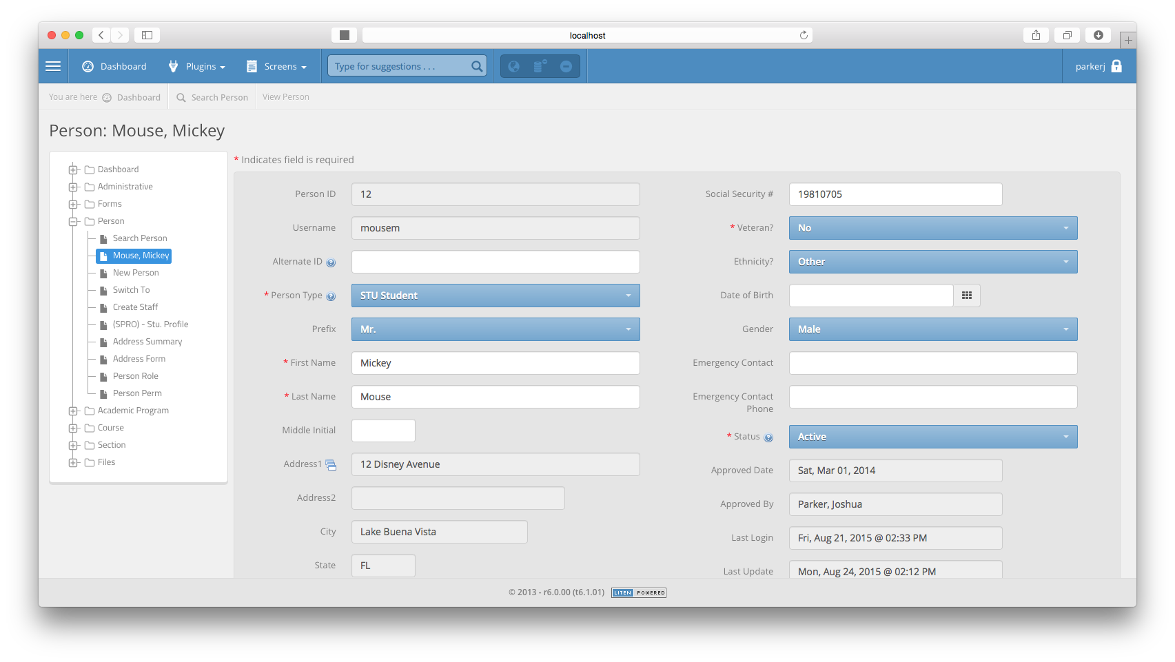 Edutrac student information system