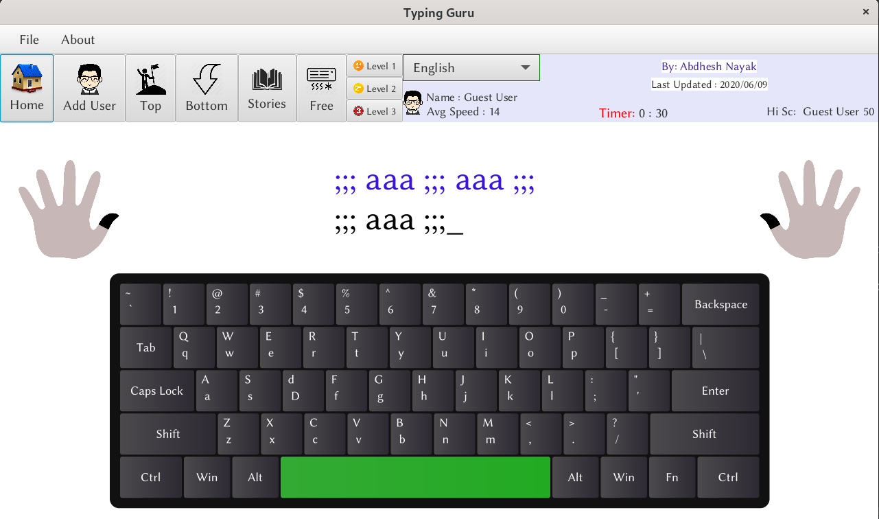 Typing Guru typing-guru
