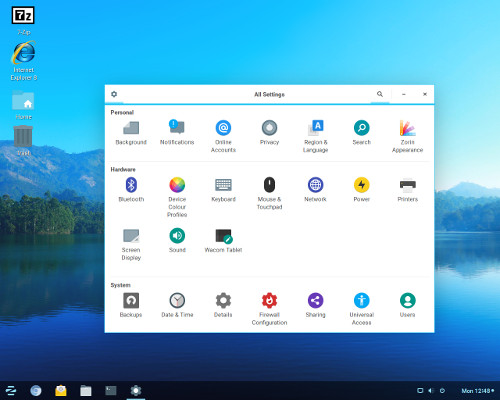 Kostenloses Linux-Hosting basierend auf Zorin OS online