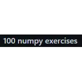 Free download 100 numpy exercises Windows app to run online win Wine in Ubuntu online, Fedora online or Debian online