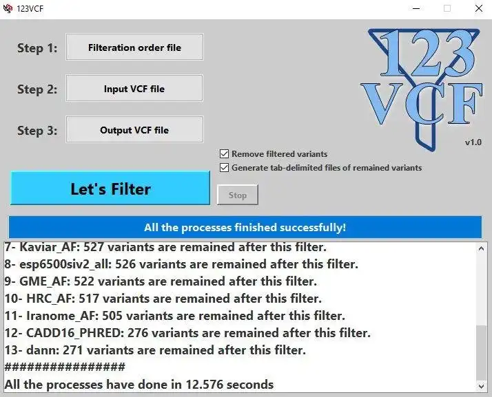 Download web tool or web app 123VCF