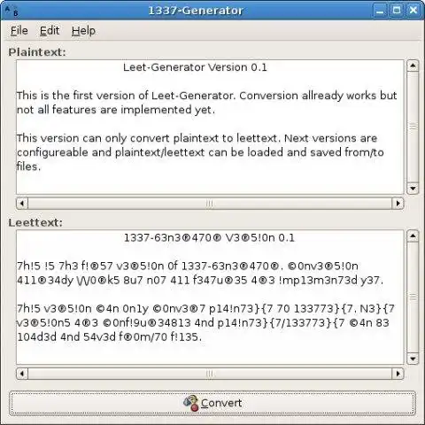 Download web tool or web app 1337-Generator