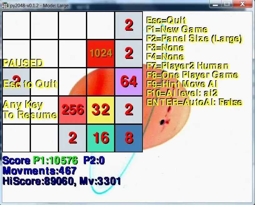 Download web tool or web app 2048 Python , AI , 1 or 2 players