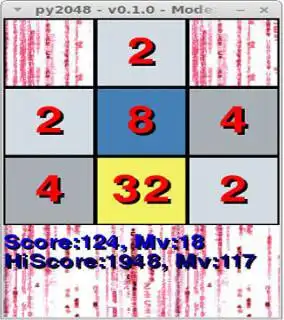 Download web tool or web app 2048 Python , AI , 1 or 2 players to run in Windows online over Linux online