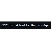 Free download 3270font Linux app to run online in Ubuntu online, Fedora online or Debian online