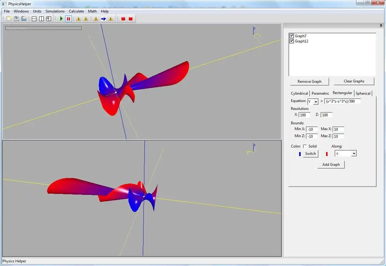 Download web tool or web app 3-DPhysicsSim