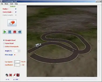 Download web tool or web app 3-D ROAD DESIGN TOOL to run in Windows online over Linux online