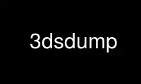 Запустите 3dsdump в бесплатном хостинг-провайдере OnWorks через Ubuntu Online, Fedora Online, онлайн-эмулятор Windows или онлайн-эмулятор MAC OS