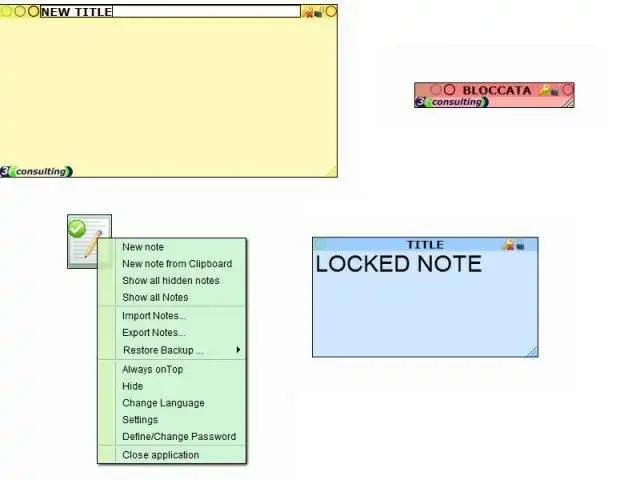 下载网络工具或网络应用程序 3F Java Sticky Notes