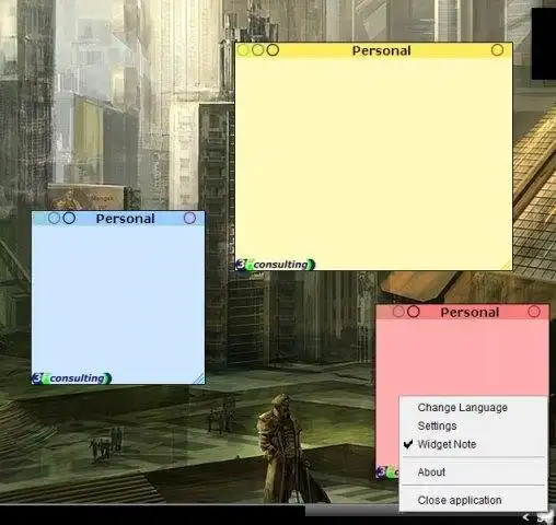 Baixe a ferramenta da web ou o aplicativo da web 3F Java Sticky Notes