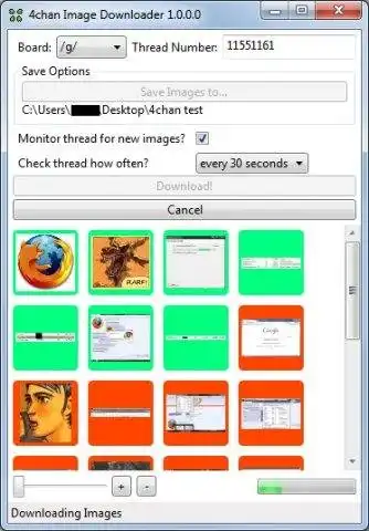 Download web tool or web app 4chan Image Downloader