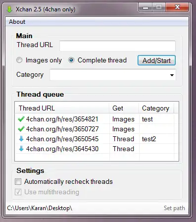 Laden Sie das Web-Tool oder die Web-App 4chan (Xchan) Thread-Bild-Downloader herunter