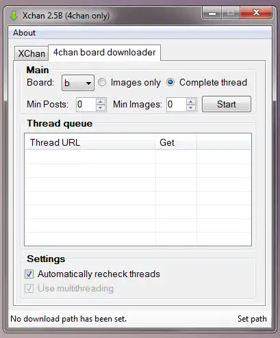 Download web tool or web app 4chan (Xchan) thread  image downloader
