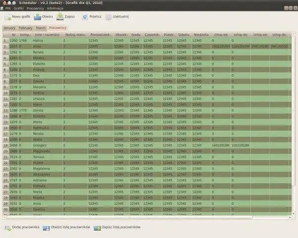 Web aracını veya web uygulamasını indirin 5ShiftScheduler