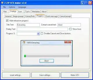 下载网络工具或网络应用程序 7-ZIP SFX Maker