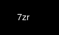 Run 7zr in OnWorks free hosting provider over Ubuntu Online, Fedora Online, Windows online emulator or MAC OS online emulator