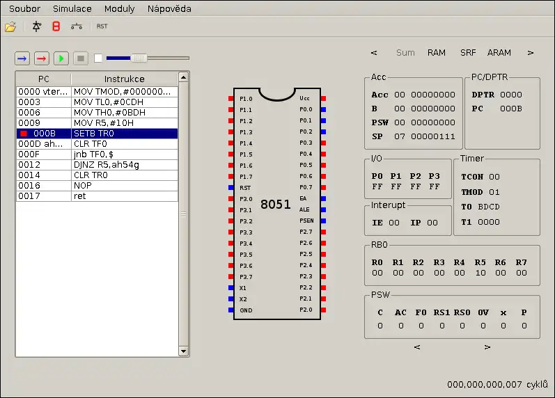 Download web tool or web app 8051 Simulator