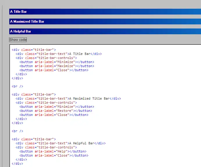 Web aracını veya web uygulamasını indirin 98.css