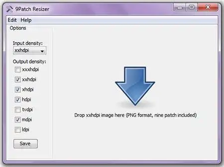 Laden Sie das Web-Tool oder die Web-App herunter 9-Patch-Resizer