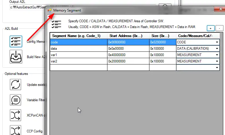 Download web tool or web app A2L Build for MCD - AutoExtractGui