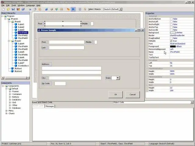 Web aracını veya web uygulamasını indirin Abacus Java GUI Builder