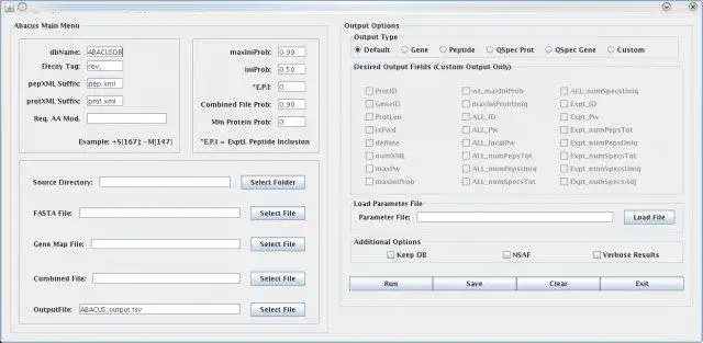 Download web tool or web app Abacus to run in Windows online over Linux online