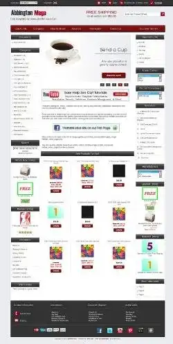 Download web tool or web app Abbington Mega Free Zen Cart Template