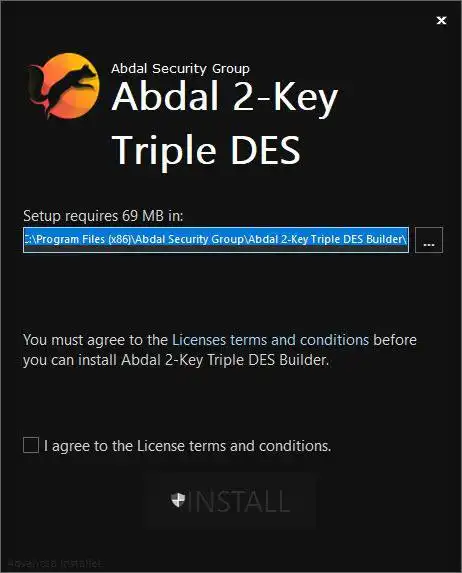 ດາວໂຫລດເຄື່ອງມືເວັບ ຫຼືແອັບຯເວັບ Abdal 2-Key Triple DES Builder