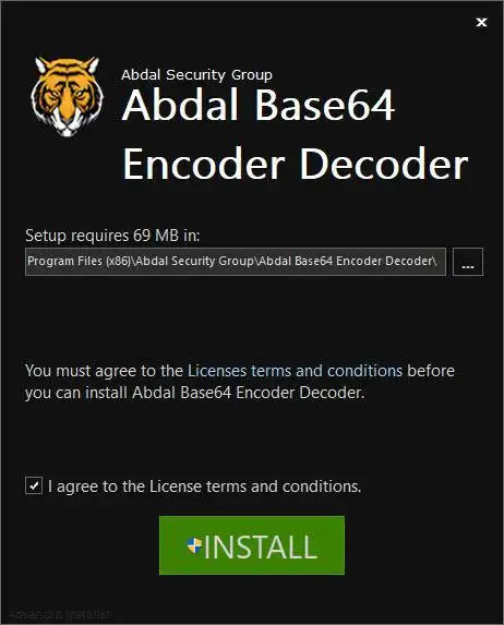 הורד כלי אינטרנט או אפליקציית אינטרנט Abdal Base64 Encoder Decoder