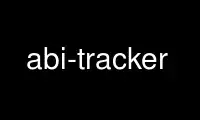 Run abi-tracker in OnWorks free hosting provider over Ubuntu Online, Fedora Online, Windows online emulator or MAC OS online emulator