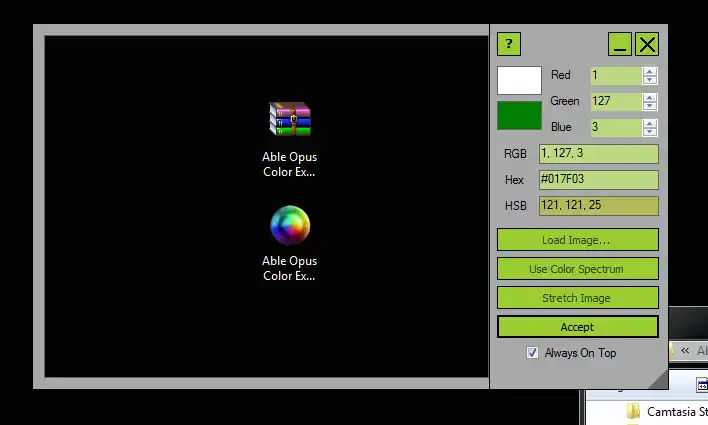 Download web tool or web app Able Opus Color Extractor