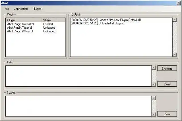 Download web tool or web app Abot to run in Windows online over Linux online