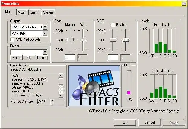 Download web tool or web app AC3Filter