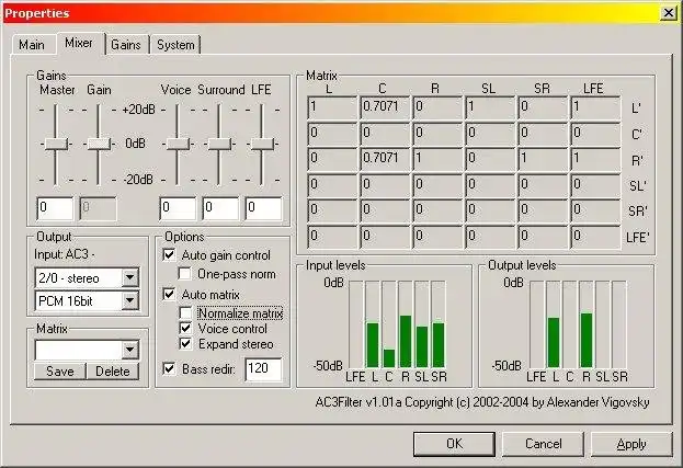 Download web tool or web app AC3Filter