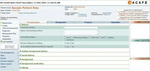 Download web tool or web app ACAFE-clinical decision support EMR