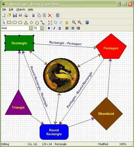 Download een webtool of webapp, een canvas voor het tekenen van grafieken in Delphi